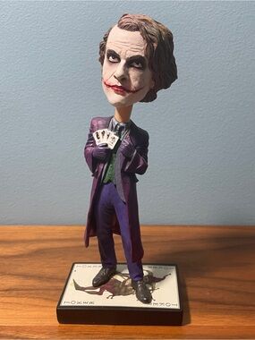 The Dark Knight Joker bobble head 8” tall